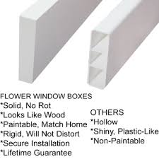 They give you affordable options that work just as well as other materials. Window Boxes Pvc Window Boxes Flower Window Boxes