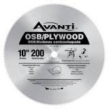 Avanti 10 in. x 200-Tooth OSB/Plywood Ripping Circular Saw ...