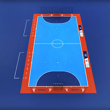 Futsal Court Arena Low Poly Court Futsal Poly Arena Futbol Sala Canchas Futbol