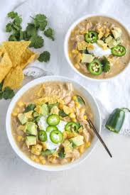 Easy White Chicken Chili Recipe Stovetop Or Crockpot Erin Lives Whole