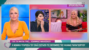 Κάηκε από τον ήλιο και ποζάρει χωρίς υποψία μακιγιάζ (photo). Papagewrgioy Maleskoy H Kontra Ta Se3istika Sxolia Kai H Aysthrh Apanthsh