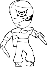 Aquí no solo participará en batallas grupales, sino también para apoderarse de la caja fuerte con el tesoro del equipo enemigo, luchar contra jefes y cristales de minas. Brawl Stars Coloring Pages Print Them For Free