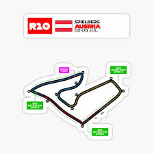 The austrian circuit is famous for its speed and the close proximity of driving, propitiated by its shorter than normal laps. Austrian Grand Prix Stickers Redbubble
