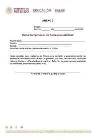 Educación sexual, prioritaria en regreso a clases: Regreso A Clases 2021 Carta Compromiso Para Regreso A Clases Te Decimos Que Contiene Y Como Luce