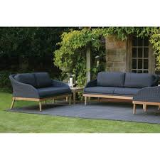 Teak garden furniture, outdoor patio table and chair sets, all weather wicker, adirondack chairs if you like teak garden furniture, you might love these ideas. Safari Outdoor Sofa Slate 3 Seater Outdoor Sofa