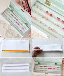 Schmuckkastchen Aus Holz Fur Ohrstecker Storage Diy Sortieren Ordnung Organizer Holzerne Schmuckboxen Holzschmuck Schmuckschatulle