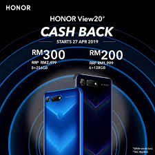 The lowest price of honor view 20 in india is rs. You Can Now Get The Honor View 20 With Up To Rm300 Discount Soyacincau Com