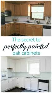 How To Fix A Bad Paint Job On Kitchen Cabinets In 2020 Painting Oak Cabinets White Painting Kitchen Cabinets White Update Kitchen Cabinets