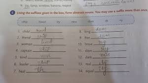 Descriptive writing worksheets pdf grade 2 with answers cbse. Explanation Of Exercise C D E F Of Chapter 1 Nouns Youtube