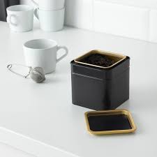 Blomning Coffee Tea Tin Length 10 Cm Ikea In 2020 Tea Canisters Tea Tins Coffee Canister