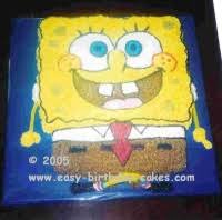 In this episode, spongebob gives himself a black eye, and tells tall tales over how he got it to try to look tough and avoid being embarrassed. Spongebob Cake With Pictures And Instructions