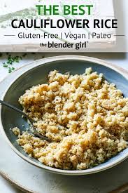 Leave to stand for 1 minute after heating. The Best Cauliflower Rice Recipe The Blender Girl