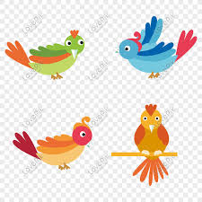⁠informasi dunia hewan dan binatang, daftar dan fakta menarik lainnya. Vektor Kartun Burung Berwarna Warni Png Grafik Gambar Unduh Gratis Lovepik