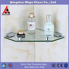 This piece mounts to almost any wall surface to create storage and help your organize your space. China Glass Shelf With Towel Bar Glass Corner Shelf Bathroom Glass Rack Shelf Glass Bathroom Shelf With Rail China Glass Shelves Glass Bookshelf