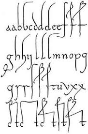 Kurialschrift 12 Jahrhundert Lettering Jahrhundert Mittelalter Schrift