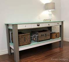 Diy pallet farm table desk from funky junk. Craft Room Workbench Fynes Designs