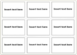 Check spelling or type a new query. Vocabulary Flash Cards Using Ms Word