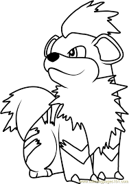 Raising a rockruff for a long time can be challenging. Growlithe Pokemon Coloring Page For Kids Free Pokemon Printable Coloring Pages Online For Kids Coloringpages101 Com Coloring Pages For Kids