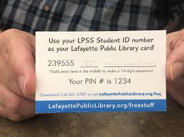 Maybe you would like to learn more about one of these? Check It Out Lafayette Students Get Virtual Library Cards For Easier Access Education Theadvocate Com