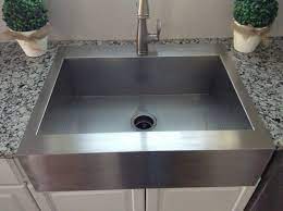 Granite Kitchen Sinks Top Mount Small Stainless Steel Top Mount Farmhouse Kitchen Sink On Stainless Steel Farmhouse Sink Top Mount Kitchen Sink Farmhouse Sink
