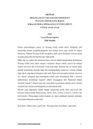 Check spelling or type a new query. Top Pdf Perancangan Visualisasi Tokoh Wayang Bambang Tetuka 123dok Com