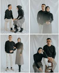 Selain tak harus bersentuhan, photo prewedding muslimah ini juga sangat sederhana dan tidak membutuhkan biaya besar. Simple And Casual Pre Wedding Foto Perkawinan Foto Pernikahan Lucu Pose Perkawinan