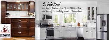 white & java shaker kitchen cabinets