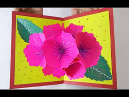 Make the most of this paper craft with eccentric colors for an enchanting forest. Pop Up Greeting Card Making Ideas Amazing Diy Handmade Paper Card Idea For Your Loved Ones Youtube