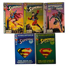 Lot 5 Reign Superman Related Comics Steel/Superboy/Supergirl 1 Action 687 SM  79 | eBay