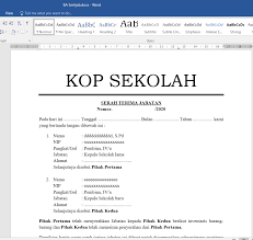Berita Acara Serah Terima Jabatan Kepala Sekolah Semua Surat
