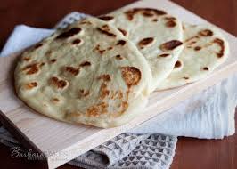 Easy To Make Naan Indian Flatbread Recipe Barbara Bakes Recipe Recipes Recipes With Naan Bread Yummy Food