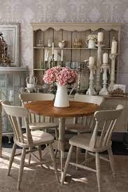 I saw this set marked down to $85 at a thrift store, and i just couldn't walk away! Shabby Chic Dining Room Ideas 80 Images Home Magez Shabby Chic Dining Room Shabby Chic Dining Shabby Chic Round Dining Table
