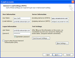 Microsoft's outlook premium allows you to use your own domain name to a professional email is the one that has your business name in it. Setting Up Your E Mail In Microsoft Outlook
