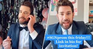 Maybe you would like to learn more about one of these? John Krasinski Hosting Virtual Prom On Tiktok For Students Missing Out Unilad