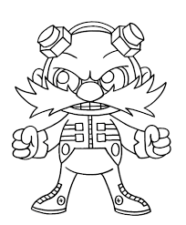 Free printable doctor eggman coloring page in vector format, easy to print from any device and automatically fit any paper size. Sonic The Hedgehog Coloring Pages 120 Pieces Print For Free
