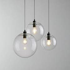 Globe Chandelier Lighting Fixture Clear Glass Bubble Clustered Pendant Lights Modern Lighting Chandelier Lighting Fixtures Modern Pendant Light Modern Light Fixtures