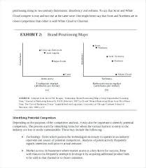 Example Of Competitor Analysis | cvfree.pro