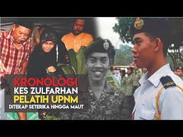 Pihak pendakwaan yang mengendalikan kes penuntut universiti pertahanan nasional malaysia (upnm), allahyarham pegawai kadet zulfarhan osman zulkarnain yang meninggal dunia dipercayai akibat didera akan membuktikan si mati dipukul, ditendang dan ditekap seterika wap oleh 19 tertuduh sehingga mengalami komplikasi luka lecur membabitkan hampir 80 peratus permukaan badannya. Kronologi Kes Zulfarhan Pelatih Upnm Ditekap Seterika Youtube