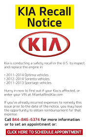 Would kia replace the engine free of charge if i were to purchase an optima that is under the recall? Kia Safety Recall Information Calavan Kia West