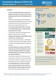 Inbound travel restrictions by foreign countries on travelers from the philippines. Covid 19 In The Philippines Situation Report 27