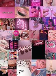 Vsco Pink Trendy Tezza Y2k Collage Photos Digital 36pc Pink Tumblr Aesthetic Iphone Wallpaper Girly Pink Wallpaper Iphone