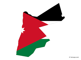 Roads, places, streets and buildings satellite photos. Flag Map Of Jordan Free Vector Maps