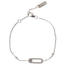 Having worked a great deal with gold and diamonds, she is now set out to get to know a whole new material: Messika Baby Move Diamond Pave 18 K White Gold Bracelet Messika Tlc