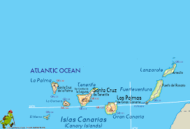 Where are the canary islands on a map. La Gomera Canarias