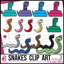 Black And White Snake Clipart Cute Snake Clipart Snakes In 3 Poses Coiled Slithering S Upright Clip Art Black And White Lines Cool Clipart