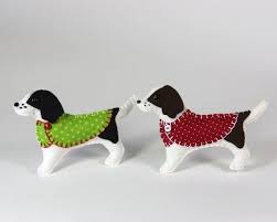 Black And White Springer Spaniel Stuffed Animal Dog Christmas Ornament Springer Spaniel Ornament Felt Dog Ornament Black And White Spaniel Brown Felt Dog Ornament Dog Christmas Ornaments Christmas Dog