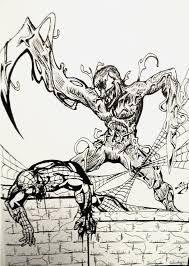 Venom carnage spiderman coloring pages. Carnage Spiderman Coloring Pages