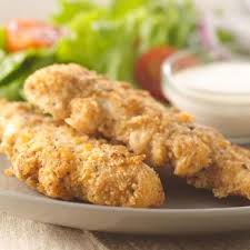 Bisquick Chicken Fingers Recipe Double Cheese Chicken Fingers Recipe Food Recipes Food Chicken Fingers