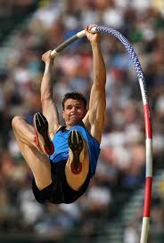 I was confused for a bit on what actually hit the pole before i noticed his chest just barely scraping it. Derek Miles Photostream Track And Field Pole Vault Body Anatomy