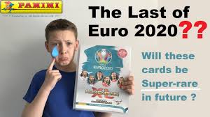 The average number of yellow cards per match in the last 4 euro championships is 4.23. The Last Of The Panini Euro 2020 2021 Multi Pack Opening Will These Be Super Rare In Future Youtube